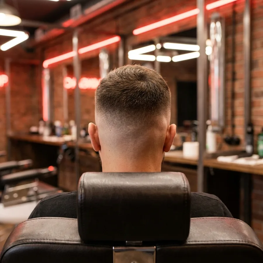 Glossy balayage hair with a sharp, polished finish